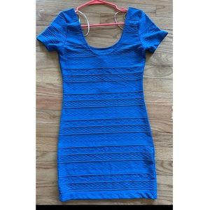 Beautiful blue mini dress (m)